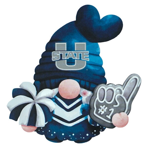 Watercolor Gnome U-State Foam Finger Sticker